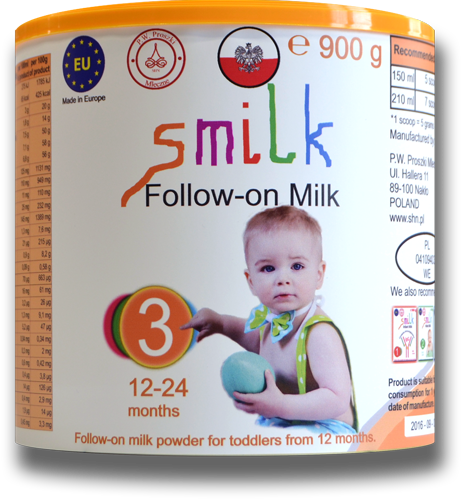 Mleko dla dzieci, mleko początkowe, mleko następne, preparat do żywienia niemowląt, smilk, smilk 3