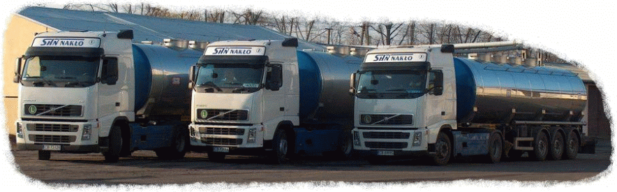 Nowoczesny transport mleka w proszku. Firma SHN Transport